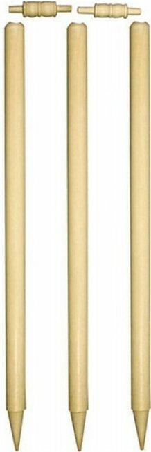 Wooden Cricket Wickets - Set of 3