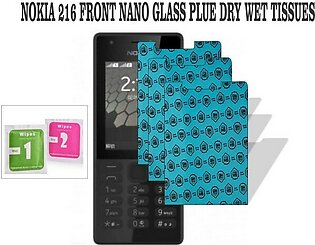 NOKIA 216 FRONT GLASS PACK OF 3