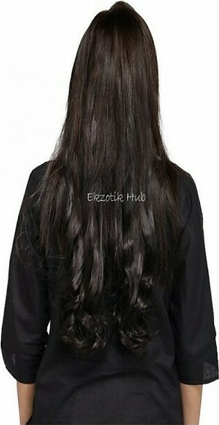 27 Inches Curly Hair Extension - Natural Brown
