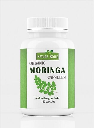 Nature Boite Moringa Made With Organic Herbs 120 Capsules