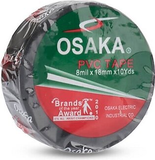 Osaka PVC Tape - 10 Yards (18mm) - Black