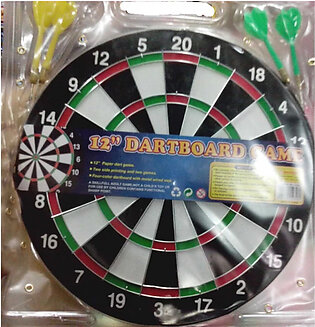 Baili 12 inches small hard board dart game for kids
