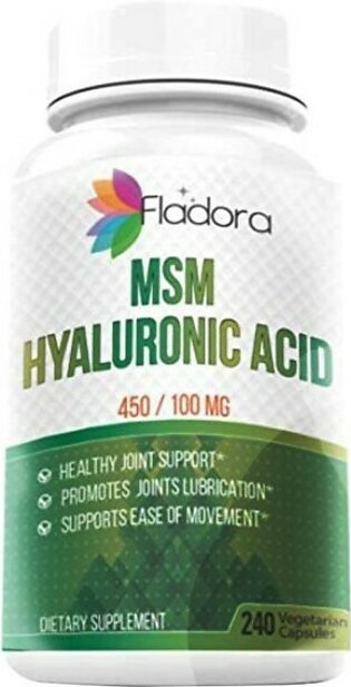 MSM Hyaluronic Acid - 240 Capsules