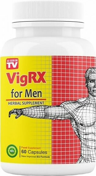 VigRX Herbal Supplement For Men 60 Capsules Yellow