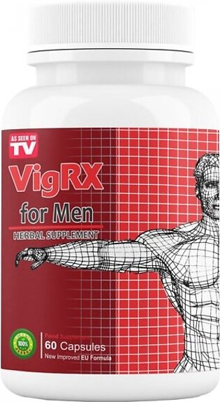 VigRX Herbal Supplement For Men 60 Capsules Red