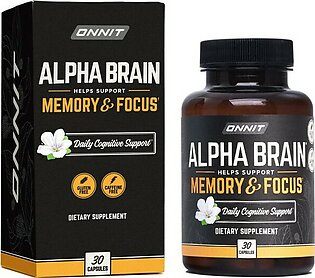 Alpha Brain Dietary Supplement - 30 Capsules