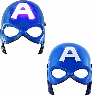 Captain America Mask With Light For Kids Pretend Play