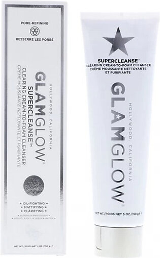 GLAMGLOW SUPERCLEANSE Clearing Cream-to-Foam Cleanser - Full Size