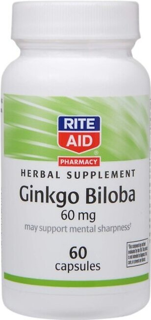 Ginkgo Biloba 60 mg - 60 Capsules