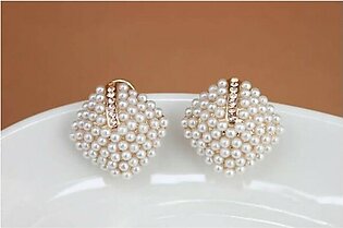 Gold Pearl Stud Earring Women Jewelry – AE46