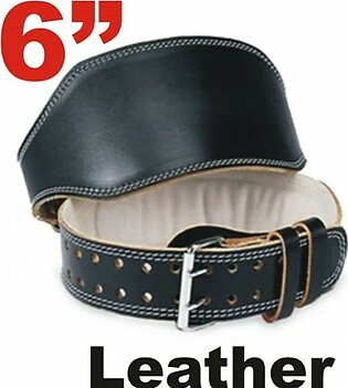 Weight Lifting Belt 6" inches , Genuine Leather wholesale price for professionals and beginners