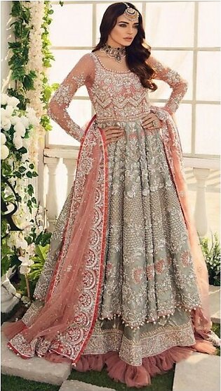 Heavy Embroidered Bridal Style Dress