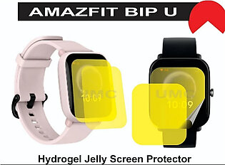 Amazefit Bip U Screen Protector Hydrogel Jelly Pack Of 3