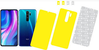 Xiaomi Redmi Note 8 Pro - Screen Protector - 2 for front, 1 for back & 4 pieces of back cam lens protectors - Best Materials