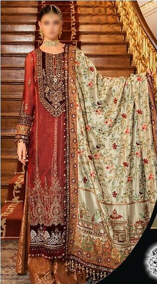 Royal Embroidered Dress for Ladies
