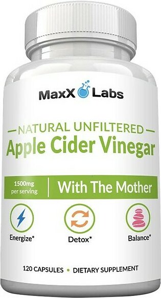 Apple Cider Vinegar Dietary Supplement - 120 Capsules