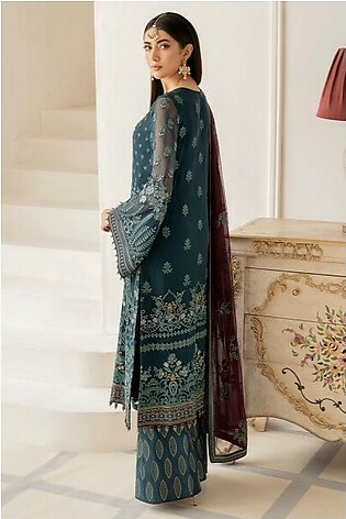 Heavy embroidery dress with net Dupatta
