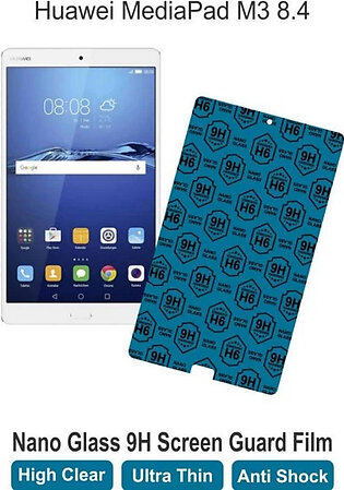 Huawei Mediapad M3 8.4 Screen Protector Tempered Nano Glass 9H - Clear