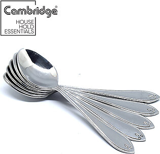 Dinner Spoon/Table Spoons,6 Spoons Card Set Stainless Steel Design Fish Eye Cambridge DS0161