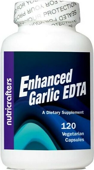 Enhanced Garlic EDTA Dietary Supplement - 120 Capsules