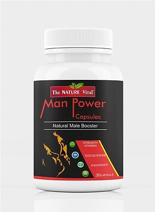 Man Power Natural Male Booster Capsules For Mens 30 Capsules