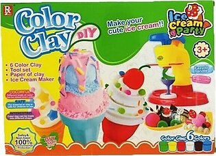 COLOR CLAY - TOY ICE CREAM MAKER FOR KIDS