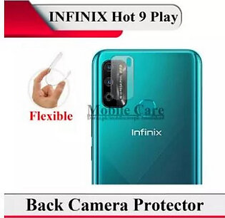 Infinix Hot 9 Play Back Camera 9H Gorilla Flexible Protector For Hot 9 Play Pack of 2
