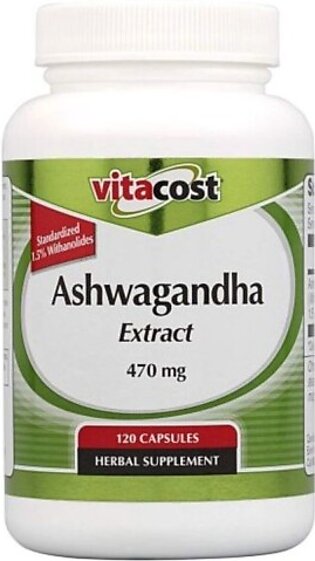 Ashwagandha Extract 470 mg - 120 Capsules