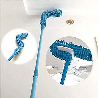 Flexible Micro Fiber Duster With Telescopic Stainless Steel Handle for Fan Cleaning Specially Flexible
