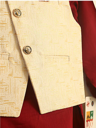 Tony Land Boys Shalwar Suit With Waist Coat 3Pcs #22004 (S-22)