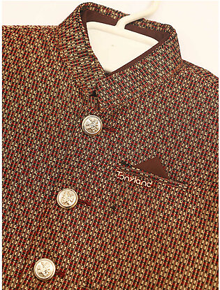 Tony Land Boys Shalwar Suit With Waist Coat 3Pcs #22528 (S-22)
