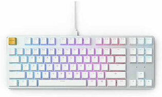 Glorious GMMK Tenkeyless PreBuilt Gaming Keyboard (White)