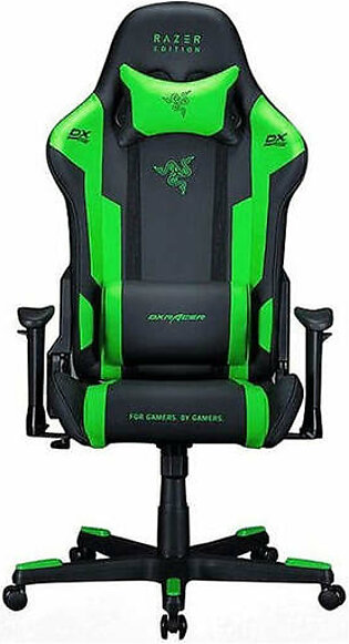 DXRacer P133 RACER EDITION T3 GAMING CHAIR - (BLACK/GREEN)