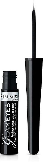 Rimmel London - Glameyes Professional Liquid Liner - 001 Black Glamour