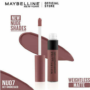 Maybelline - Color Sensational Liquid Matte Lipstick - The Nudes Collection - NU 07 - Get Undressed
