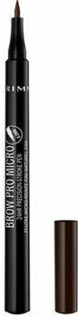 Rimmel London - Brow Pro Micro 24HR Precision-Stroke Pen - 04 Dark Brown
