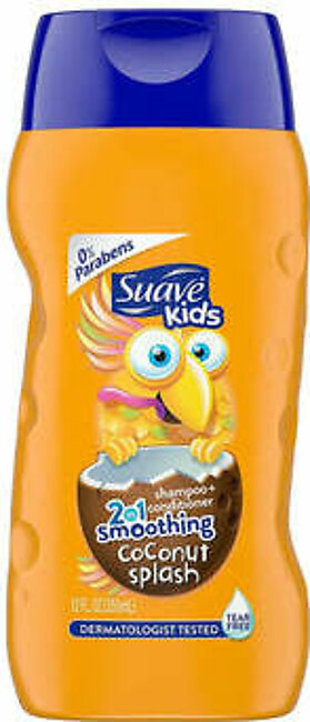 Suave - Kids U.S.A Shamp+Cond 2in1 Coconut Splash 355ml