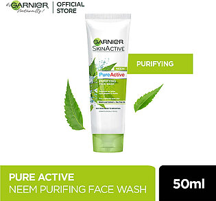 Garnier - Pure Active Neem Purifying Face Wash - 50ml