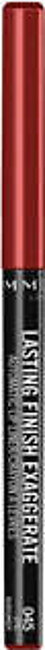 Rimmel London - Automatic Lip Liner Pencil Lasting Finish Exaggerate - 045 Epic Burgundy