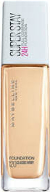 Maybelline - SuperStay Full Coverage 24H Liquid Foundation - 120 Classic Ivory