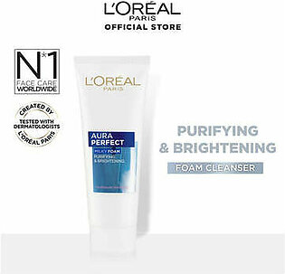 LOreal Paris - Aura Perfect Milky Foam Face Wash For Brighter Skin 100 ml