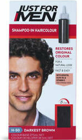 Just For Men - Shampoo-In Haircolour - Darkest Brown