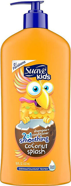 Suave - Kids 2in1 Coconut Splash Shampoo + Conditioner 532ml
