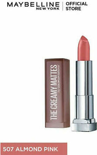 Maybelline - Color Sensational Creamy Matte Lipstick - 507 Almond Pink