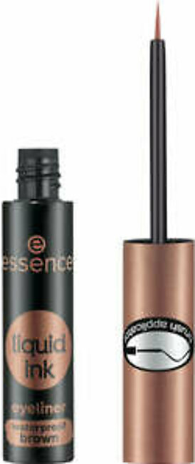Essence - Liquid Ink Eyeliner Waterproof - 02 Brown