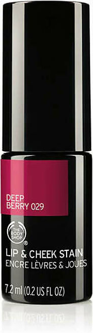 The Body Shop - Lip & Cheek Stain - Deep Berry 7.2ml