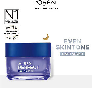 LOreal Paris - Aura Perfect Night Cream For Brighter Skin 50 ml