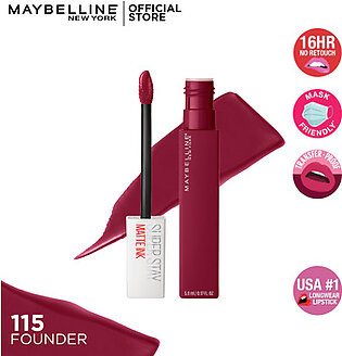Maybelline - Superstay Matte Ink Liquid Lipstick - 115 Founder