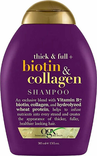 OGX - Thick & Full Biotin & Collagen Shampoo - 385ml