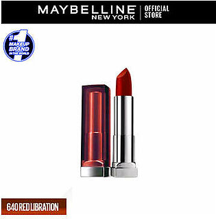 Maybelline - Color Sensational Creamy Matte Lipstick - 640 Red Libration